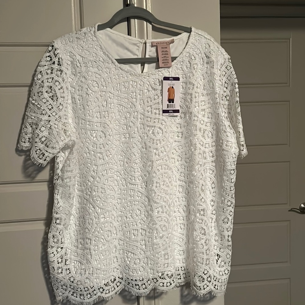 Philosophy top size XXL/22XG White.